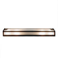 Meyda Lighting Pinecone 36" 4-Light Dark Burnished Antique Copper Vanity Light With White Opal Shade Glass