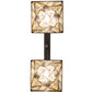 Meyda Lighting Pinecone 40" 2-Light Coffee Bean Island Pendant Light With Multi-Colored Stained Shade Glass