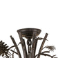 Meyda Lighting Pinecone 42" 8-Light Chestnut Chandelier