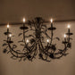 Meyda Lighting Pinecone 42" 8-Light Chestnut Chandelier