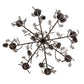 Meyda Lighting Pinecone 42" 8-Light Chestnut Chandelier