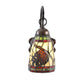 Meyda Lighting Pinecone 6" Mahogany Bronze Wall Sconce With Stained Shade Glass
