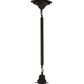 Meyda Lighting Pinecone 7" Mahogany Bronze Mission Mini Pendant Light With Multi-Colored Shade Glass