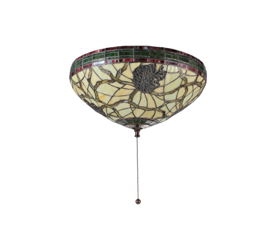 Meyda Lighting Pinecone Dome 16" Dome Flush Mount Lighting