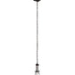Meyda Lighting Pinecone Ridge 180479 24" 4-Light Mahogany Bronze Inverted Pendant Light With Multi-Colored Shade Glass