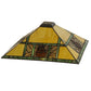 Meyda Lighting Pinecone Ridge 24" Multi-Colored Shade Glass