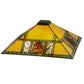 Meyda Lighting Pinecone Ridge 24" Multi-Colored Shade Glass