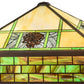 Meyda Lighting Pinecone Ridge 38" Green & Beige Stained Shade Glass