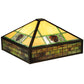 Meyda Lighting Pinecone Ridge 38" Multi-Colored Shade Glass