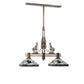 Meyda Lighting Pinecone Tall Pines 40" 2-Light Antique Copper Island Pendant Light