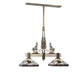 Meyda Lighting Pinecone Tall Pines 40" 2-Light Antique Copper Island Pendant Light