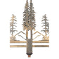 Meyda Lighting Pinecone Tall Pines 40" 2-Light Antique Copper Island Pendant Light