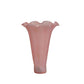 Meyda Lighting Pink Pond Lily 3.5" Pink Shade Glass