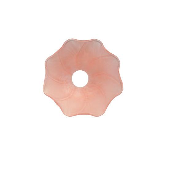 Meyda Lighting Pink Pond Lily 3.5" Pink Shade Glass