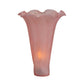 Meyda Lighting Pink Pond Lily 3.5" Pink Shade Glass