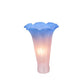 Meyda Lighting Pink/Blue Pond Lily 3" Pink & Blue Shade Glass