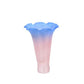 Meyda Lighting Pink/Blue Pond Lily 3" Pink & Blue Shade Glass