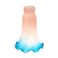 Meyda Lighting Pink/Blue Pond Lily 4" Pink and Blue Shade Glass