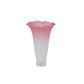 Meyda Lighting Pink/White Pond Lily 3" Pink & White Shade Glass