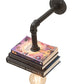Meyda Lighting PipeDream 10" Solar Black Honorary Author Wall Sconce