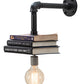 Meyda Lighting PipeDream 10" Solar Black Honorary Author Wall Sconce