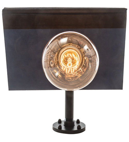 Meyda Lighting PipeDream 10" Solar Black Honorary Author Wall Sconce