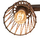 Meyda Lighting PipeDream 28" 2-Light Rustic Nail Table Lamp