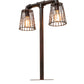 Meyda Lighting PipeDream 28" 2-Light Rustic Nail Table Lamp