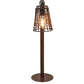 Meyda Lighting PipeDream 28" 2-Light Rustic Nail Table Lamp