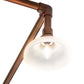 Meyda Lighting PipeDream 312" 21-Light Copper Over Nickel Chandelier With Clear Prismatic Shade Glass