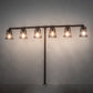 Meyda Lighting PipeDream 48" 6-Light Rustic Nail Table Lamp