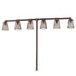 Meyda Lighting PipeDream 48" 6-Light Rustic Nail Table Lamp