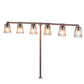 Meyda Lighting PipeDream 48" 6-Light Rustic Nail Table Lamp