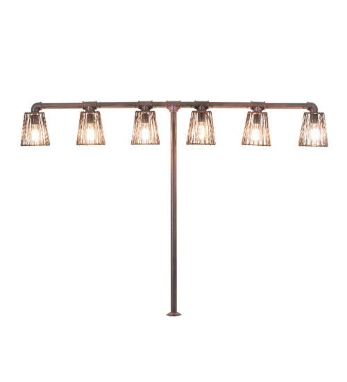 Meyda Lighting PipeDream 48" 6-Light Rustic Nail Table Lamp