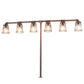 Meyda Lighting PipeDream 48" 6-Light Rustic Nail Table Lamp