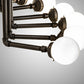 Meyda Lighting PipeDream 50" 20-Light Oil Rubbed Bronze Cascading Chandelier With White Opal Shade Glass