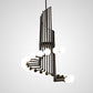Meyda Lighting PipeDream 50" 20-Light Oil Rubbed Bronze Cascading Chandelier With White Opal Shade Glass