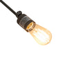 Meyda Lighting PipeDream Alva 79" 8-Light Wrought Iron Flush Mount Light