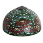 Meyda Lighting Poinsettia 15" Multi-Colored Shade Glass