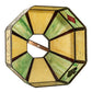 Meyda Lighting Poker Face 21" Multi-Colored Stained Shade Glass