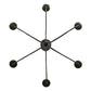 Meyda Lighting Polonaise 36" 6-Light Timeless Bronze Chandelier With White Faux Candlelight