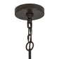 Meyda Lighting Polonaise 36" 6-Light Timeless Bronze Chandelier With White Faux Candlelight