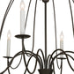 Meyda Lighting Polonaise 48" 12-Light 2-Tier Timeless Bronze Chandelier With White Faux Candlelight