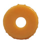 Meyda Lighting Poly Resin 4" Honey Amber Flat Top Candle Cover Shade