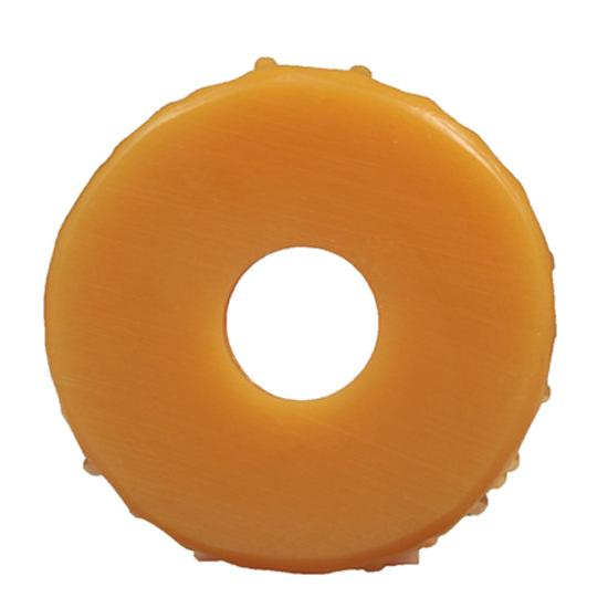 Meyda Lighting Poly Resin 4" Honey Amber Flat Top Candle Cover Shade