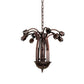 Meyda Lighting Pond Lily 24" 12-Light Mahogany Bronze Chandelier