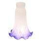 Meyda Lighting Pond Lily 4" Blue & White Shade Glass