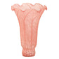 Meyda Lighting Pond Lily 4" Pink Shade Glass