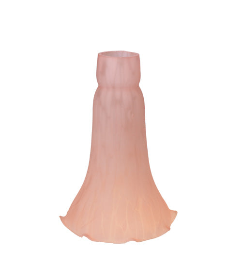 Meyda Lighting Pond Lily 4" Pink Shade Glass