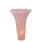 Meyda Lighting Pond Lily 4" Pink Shade Glass
